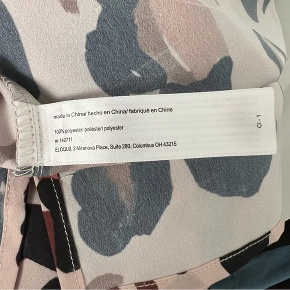 Eloquii Panthera Button Down w/ Ruffle Neck - NWT - Picture 14 of 15